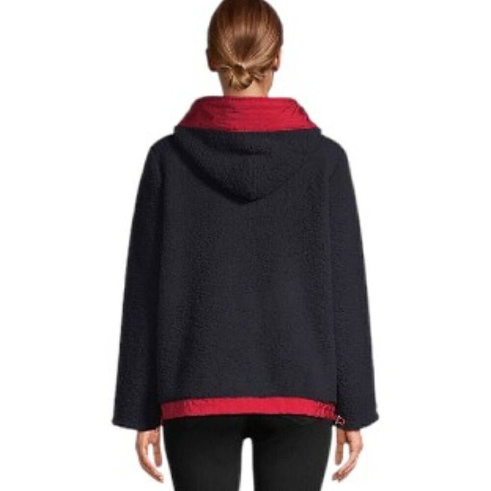 NWOT Tommy Hilfiger Nylon Pocket Faux Shearling Jacket - Picture 2 of 11